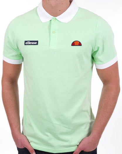 Ellesse Lessepsia Polo Shirt Fresh Green White