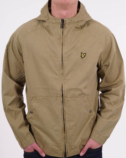 Lyle & Scott Garment Dyed Jacket Green
