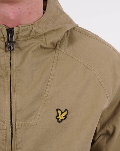 Lyle & Scott Garment Dyed Jacket Green