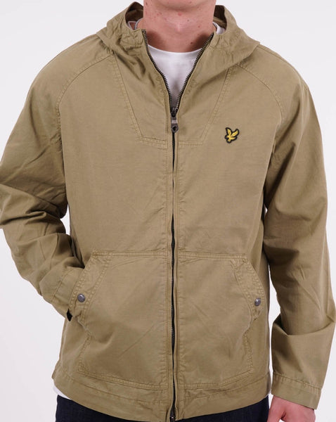 Lyle & Scott Garment Dyed Jacket Green