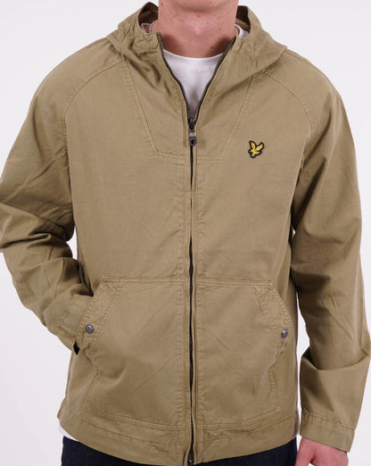 Lyle & Scott Garment Dyed Jacket Green