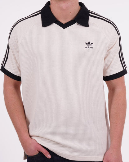 Adidas Originals Retro Waffle Polo off White
