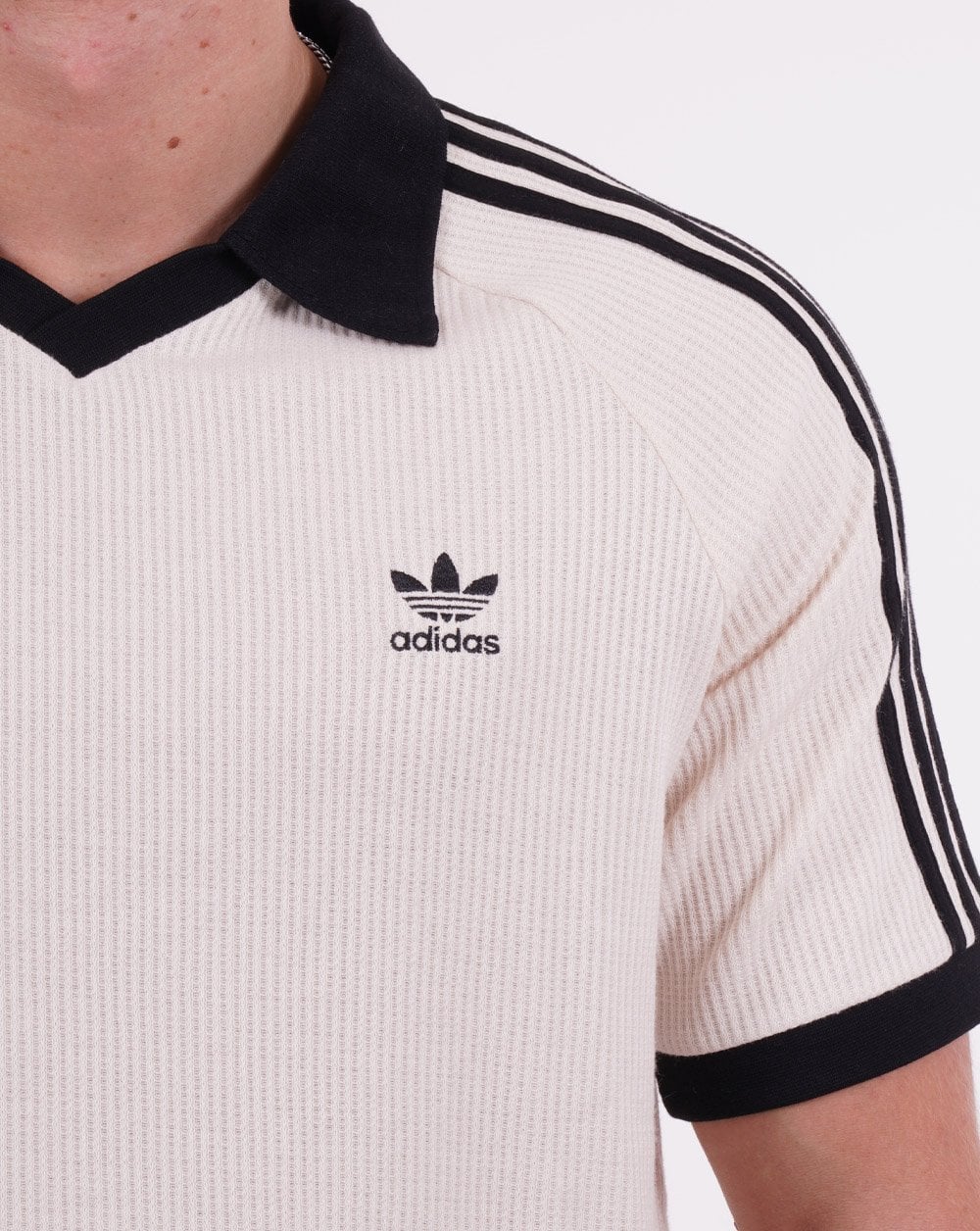 Adidas Originals Retro Waffle Polo off White