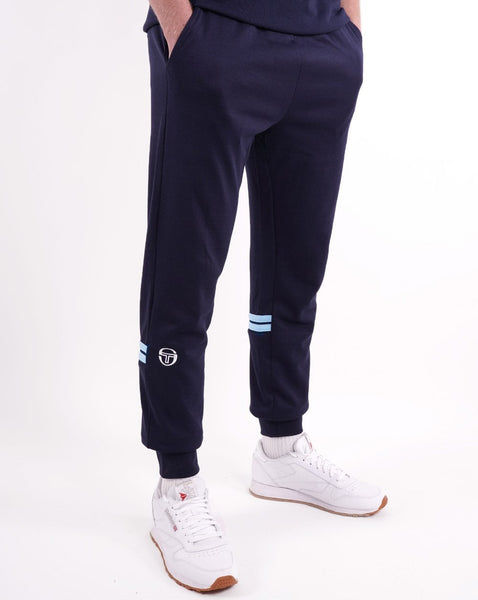 Sergio Tacchini Dallas Cuffed Track Pants Navy Blue/Sky