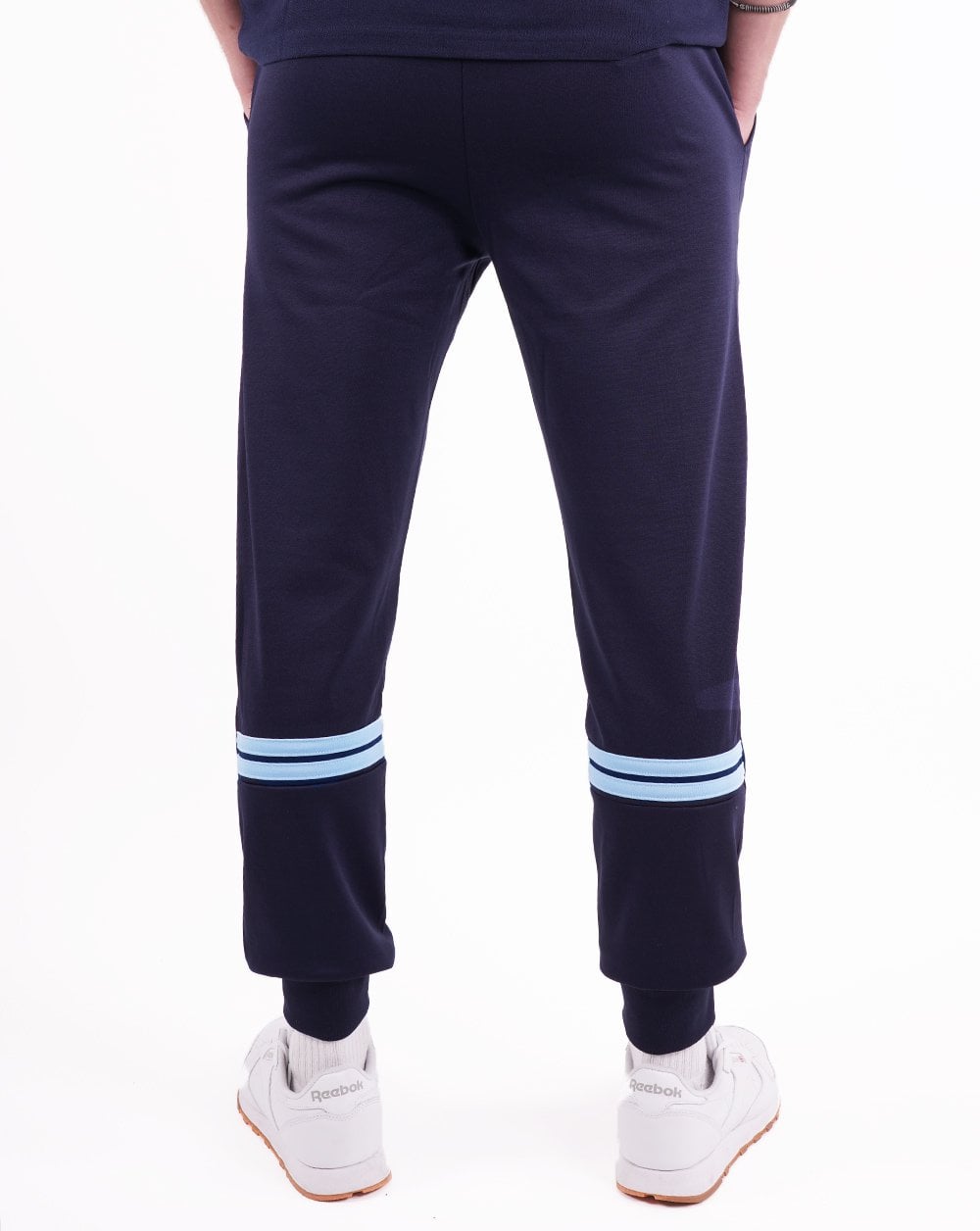 Sergio Tacchini Dallas Cuffed Track Pants Navy Blue/Sky