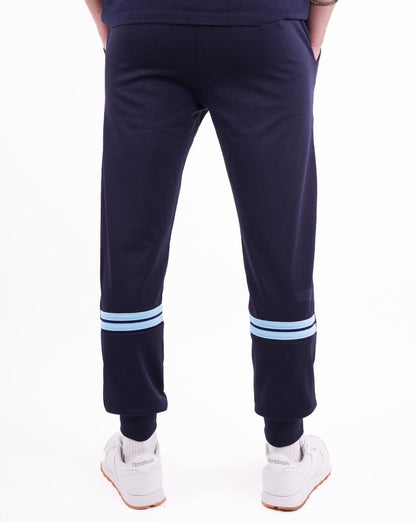 Sergio Tacchini Dallas Cuffed Track Pants Navy Blue/Sky
