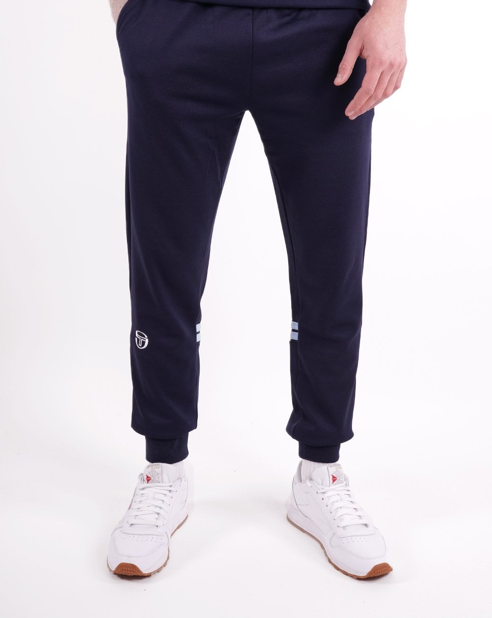 Sergio Tacchini Dallas Cuffed Track Pants Navy Blue/Sky
