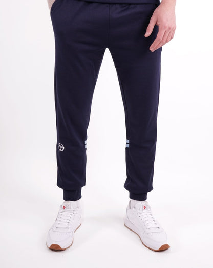 Sergio Tacchini Dallas Cuffed Track Pants Navy Blue/Sky