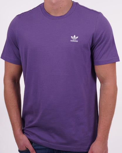Adidas Originals Essential T Shirt Tech Purple