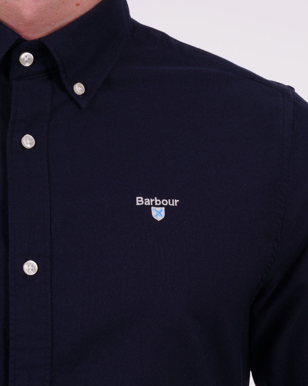 Barbour Oxtown Long Sleeve Shirt Navy