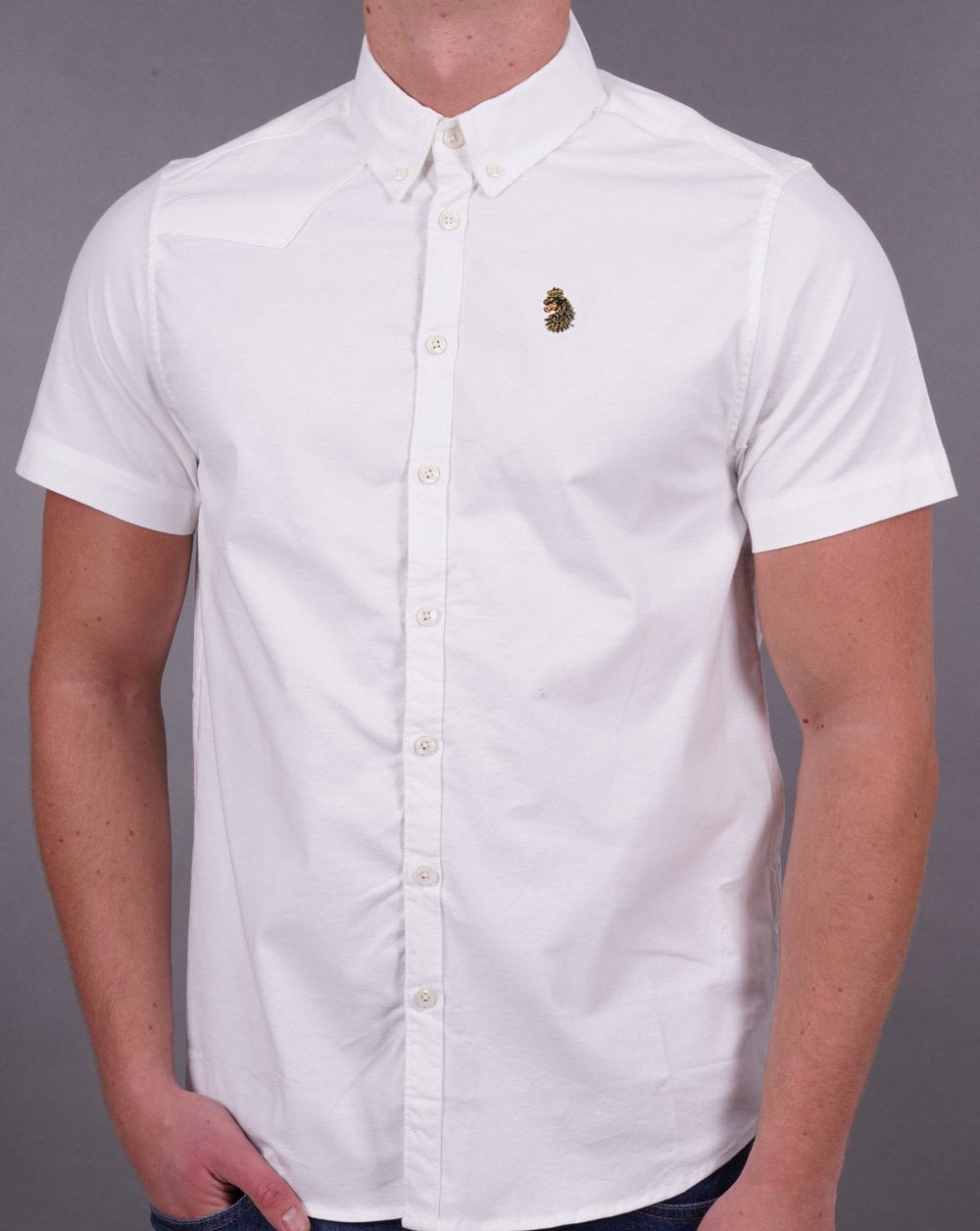 Luke Cambridge Short Sleeve Shirt White