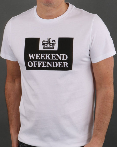 Weekend Offender Prison T-shirt White