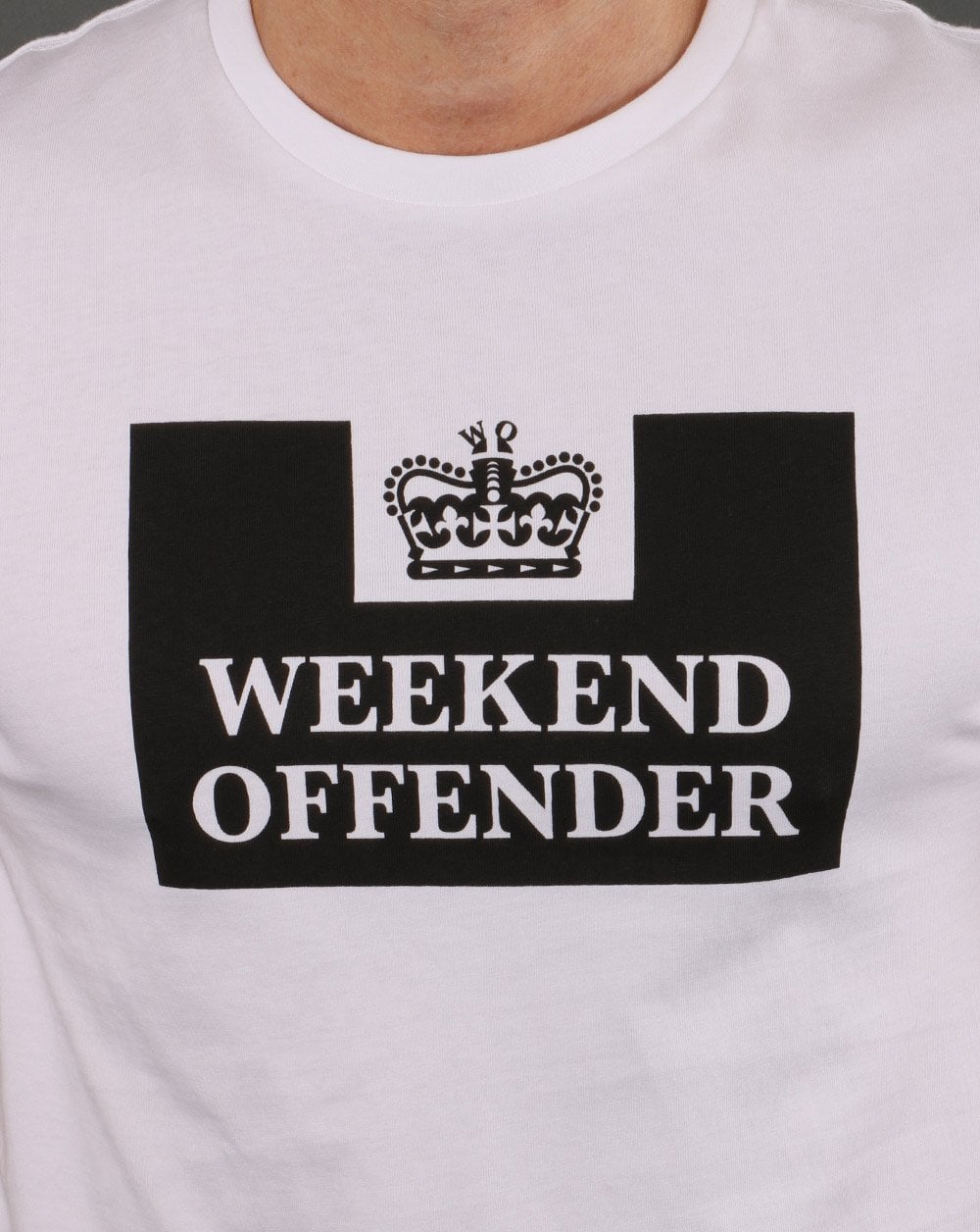 Weekend Offender Prison T-shirt White