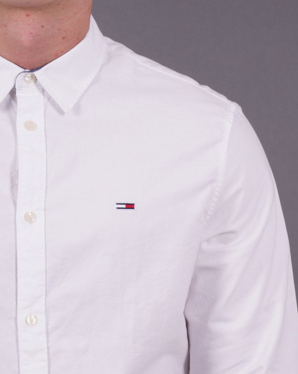 Tommy Jeans Classic Oxford Shirt White