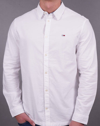 Tommy Jeans Classic Oxford Shirt White