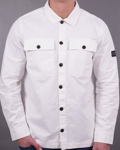 Barbour International Adey Overshirt Whisper White