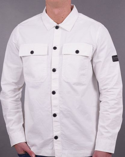 Barbour International Adey Overshirt Whisper White