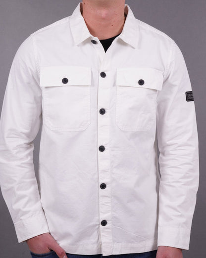 Barbour International Adey Overshirt Whisper White