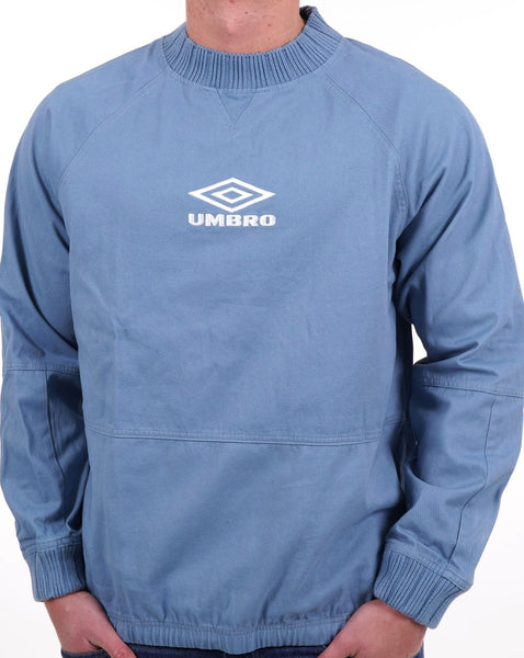 Umbro Classic 90s Drill Sweat Top Sky Blue