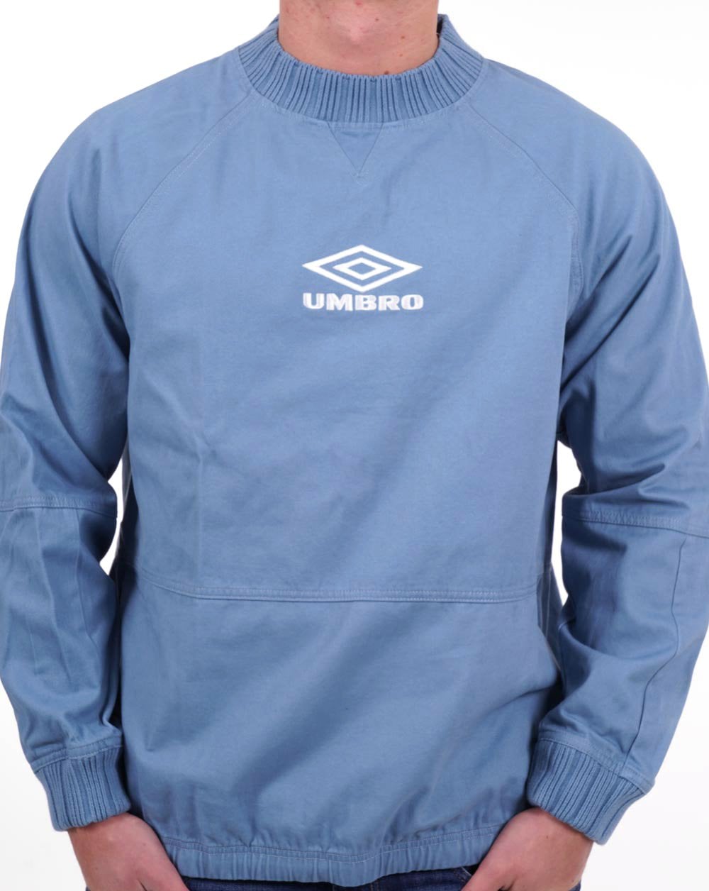Umbro Classic 90s Drill Sweat Top Sky Blue