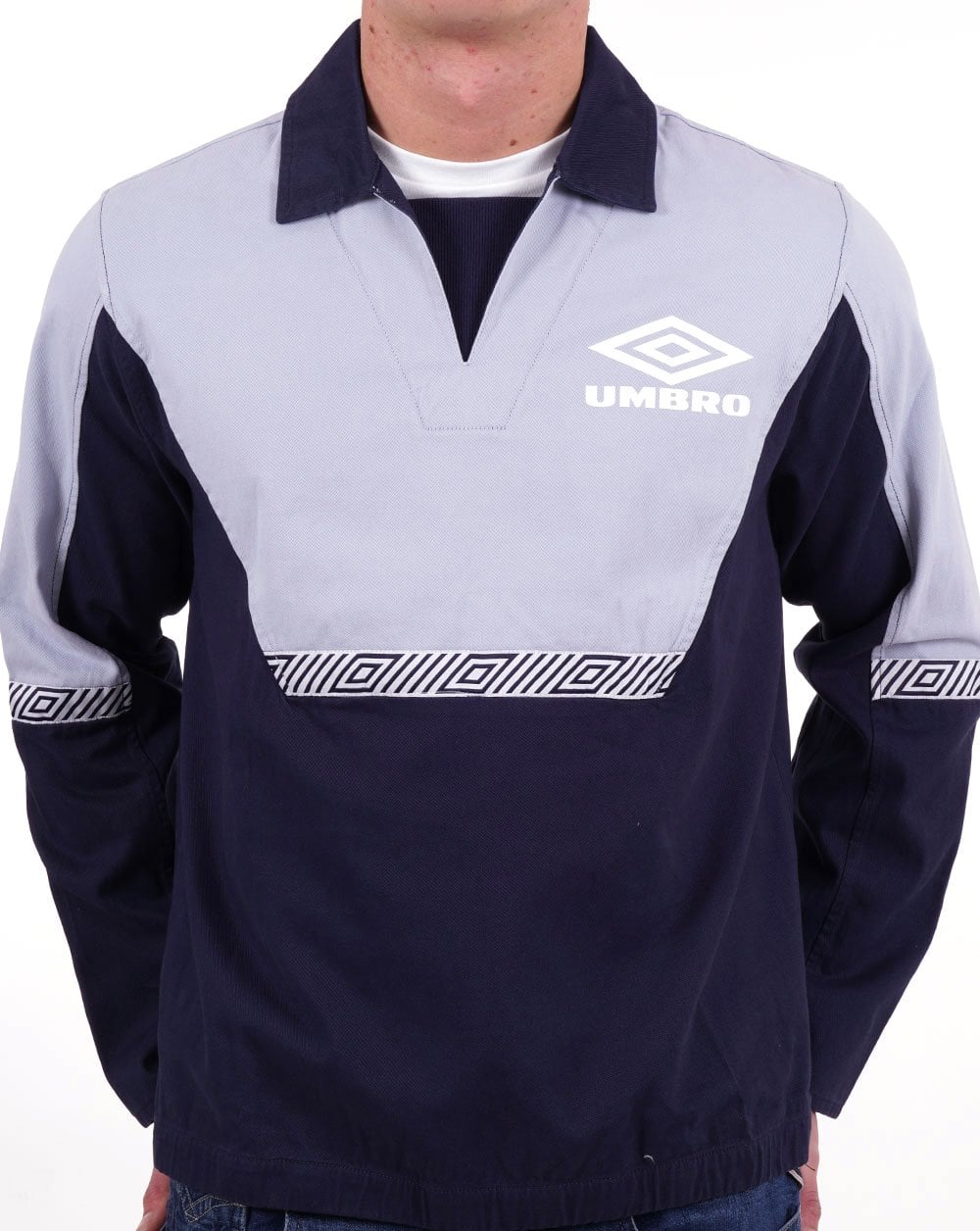 Umbro Classic 90s Drill Training Top Dark Navy