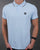 Weekend Offender Sterling Polo Shirt Sky Blue