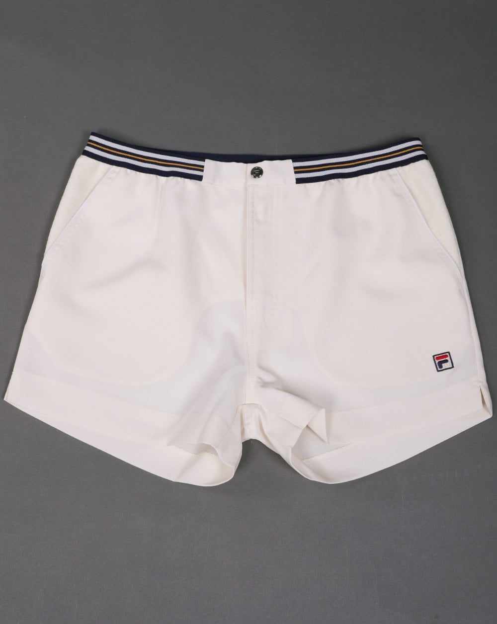 Fila Vintage High Tide 4 Shorts Off White