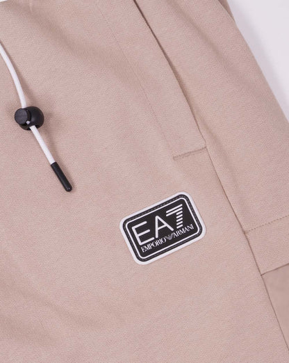 EA7 Emporio Armani Toggle Shorts Beige