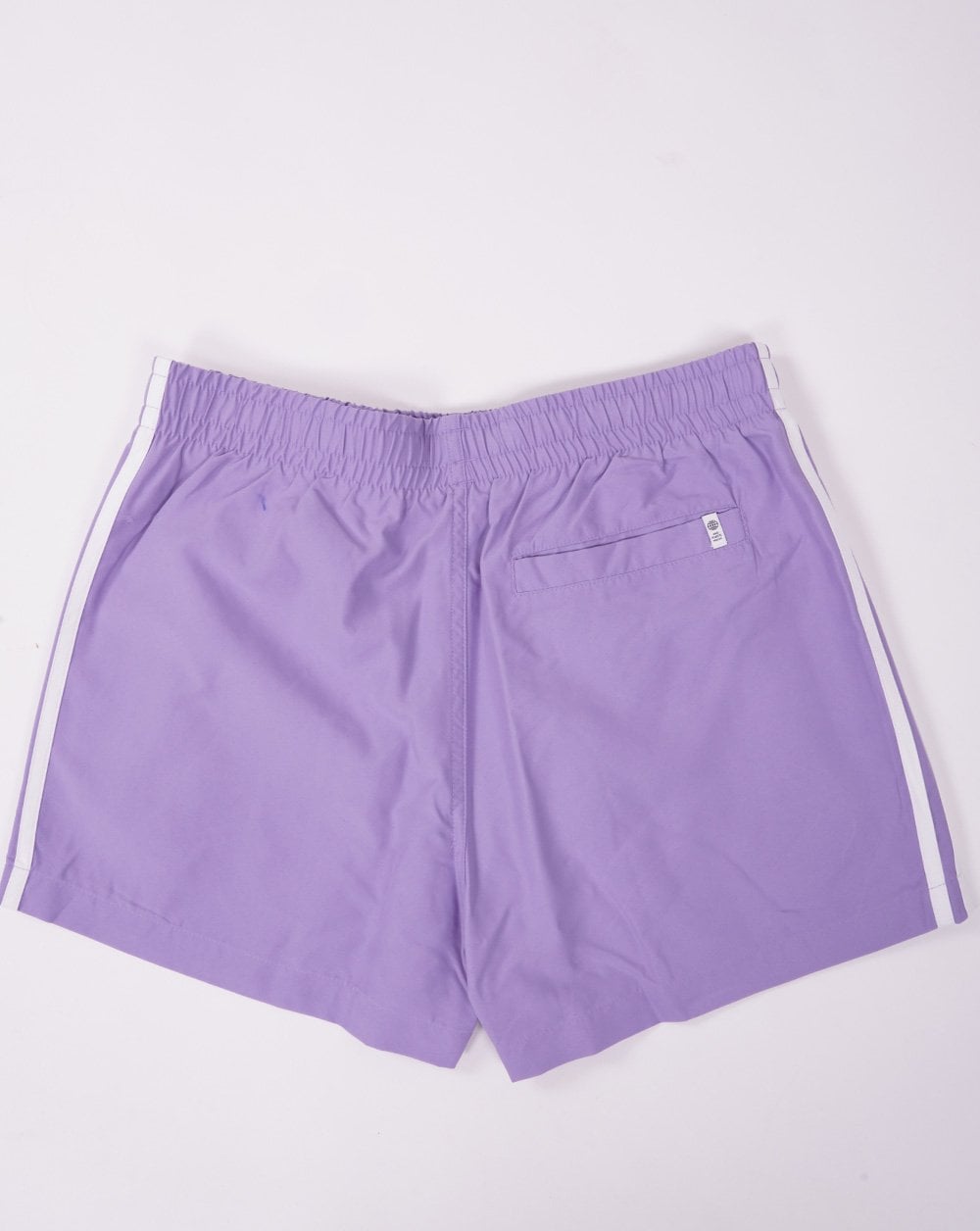 Adidas Originals 3 Stripes Swim Shorts Lilac