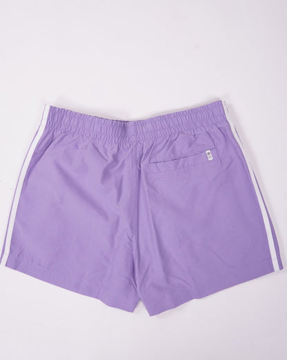 Adidas Originals 3 Stripes Swim Shorts Lilac