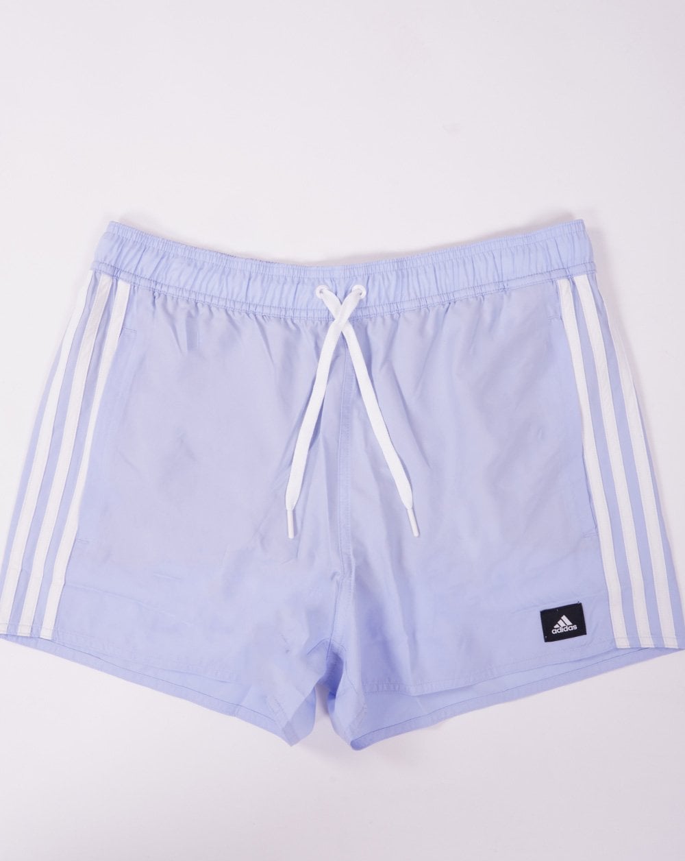 Adidas 3 Stripes CLX Swim Shorts Blue Dawn