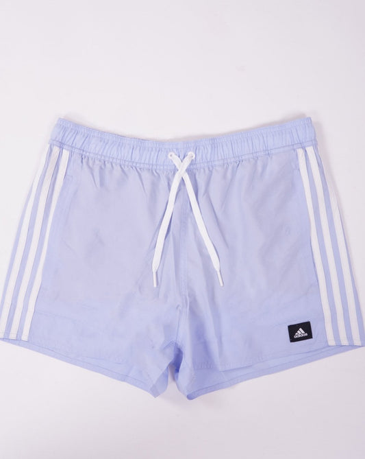 adidas Adidas 3 Stripes CLX Swim Shorts Blue Dawn
