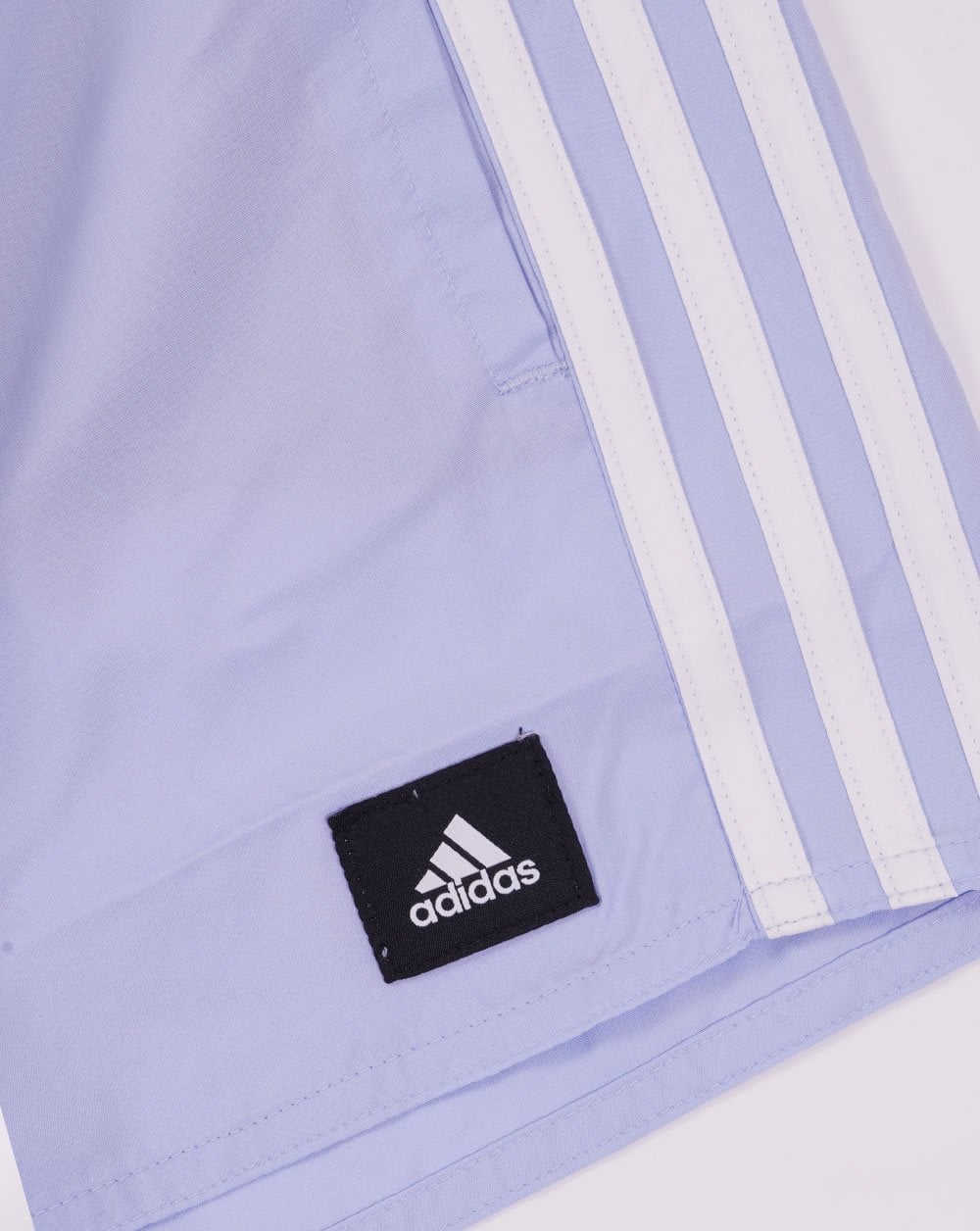 Adidas 3 Stripes CLX Swim Shorts Blue Dawn