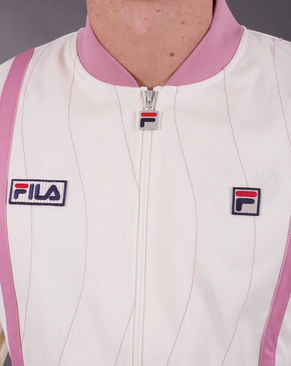 Fila Vintage Settanta Wave Mk4 Track Top Off White