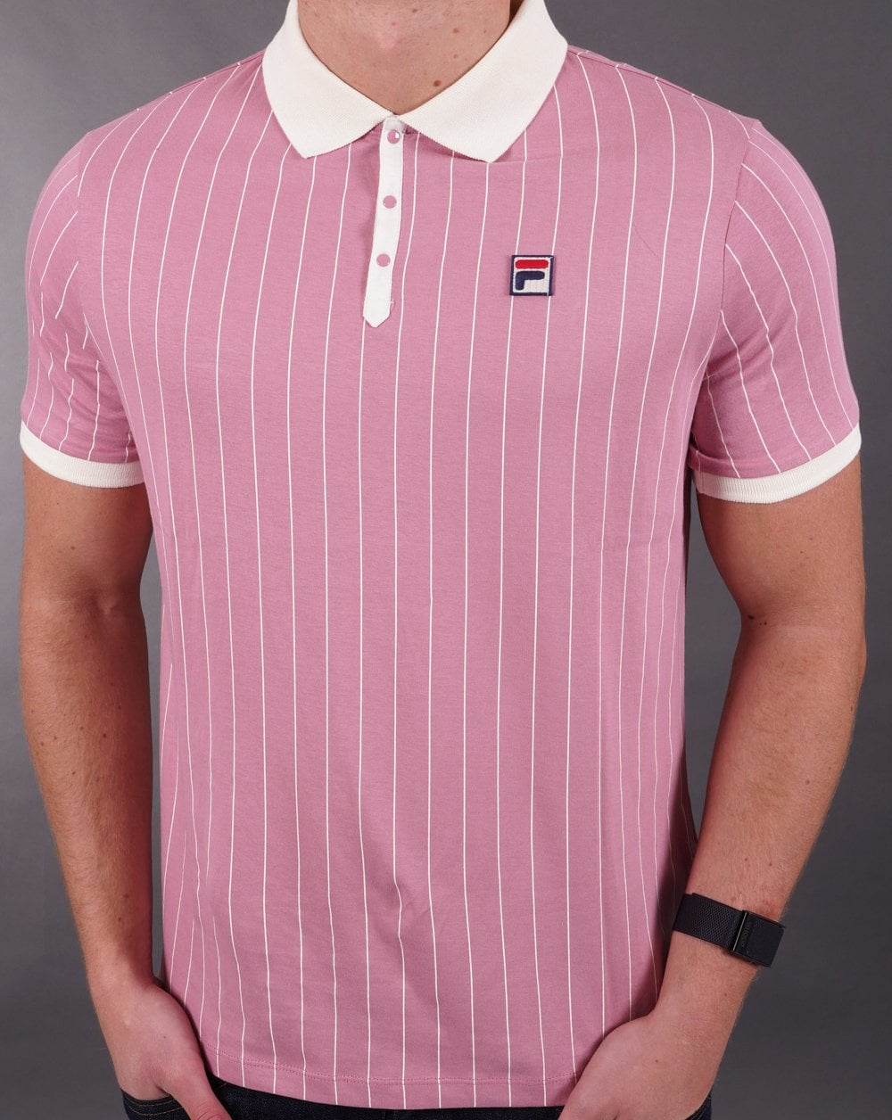 Fila Vintage Bb1 Polo Shirt Foxglove Pink