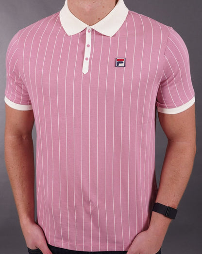 Fila Vintage Bb1 Polo Shirt Foxglove Pink