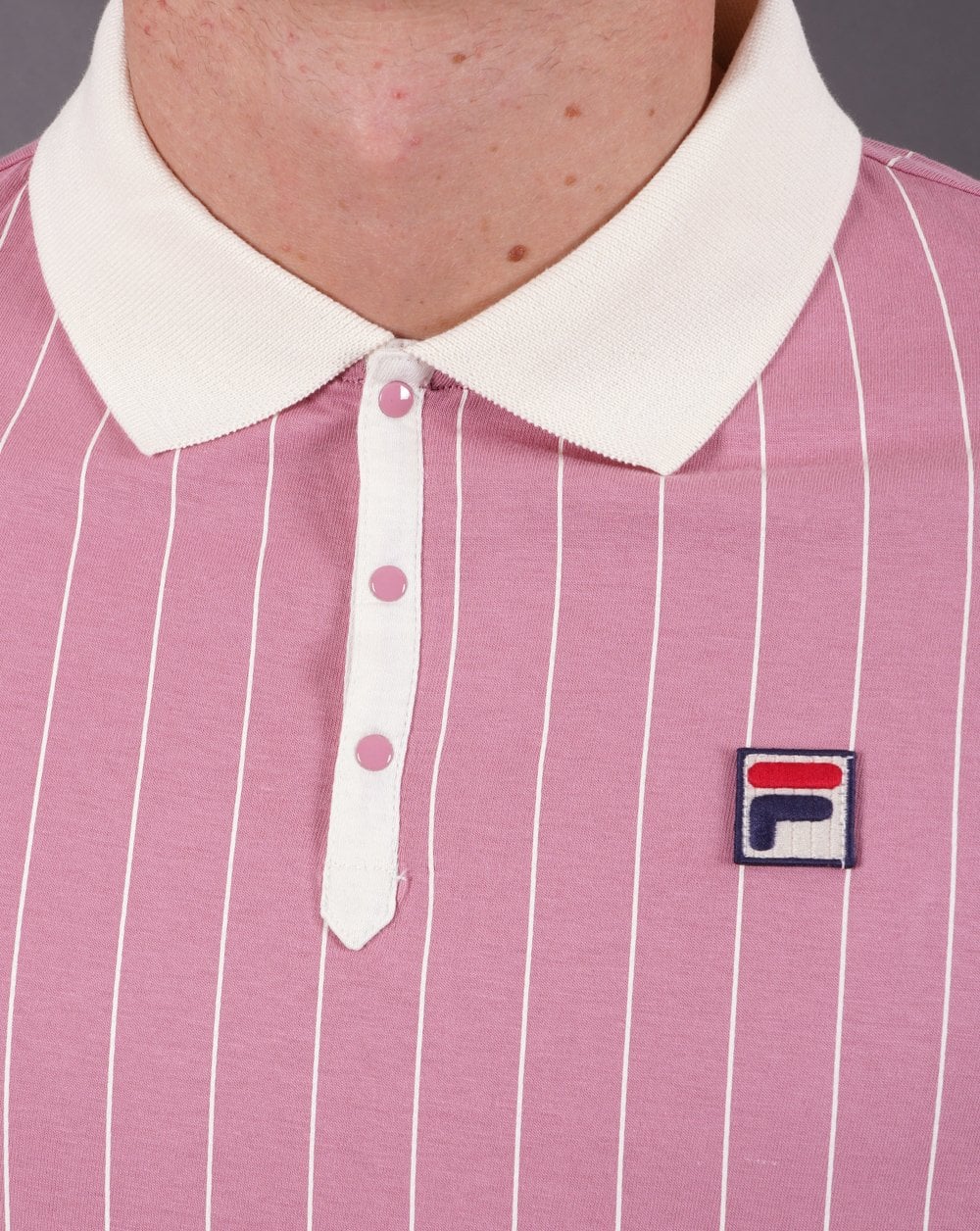 Fila Vintage Bb1 Polo Shirt Foxglove Pink
