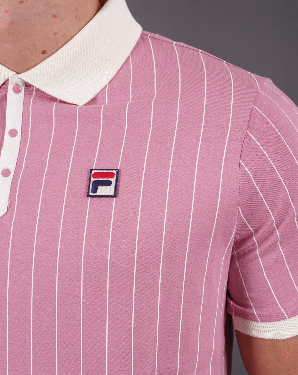 Fila Vintage Bb1 Polo Shirt Foxglove Pink