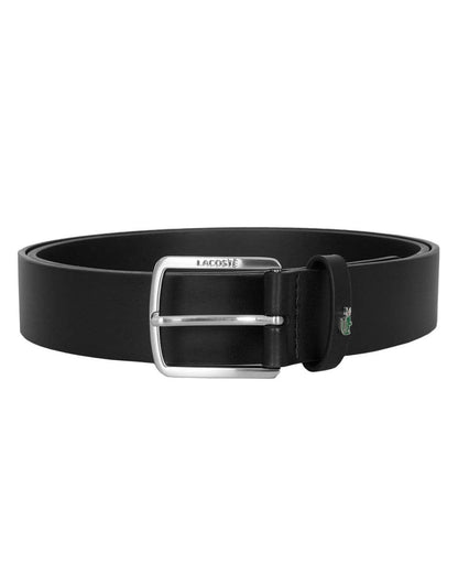 Lacoste Leather Belt Black