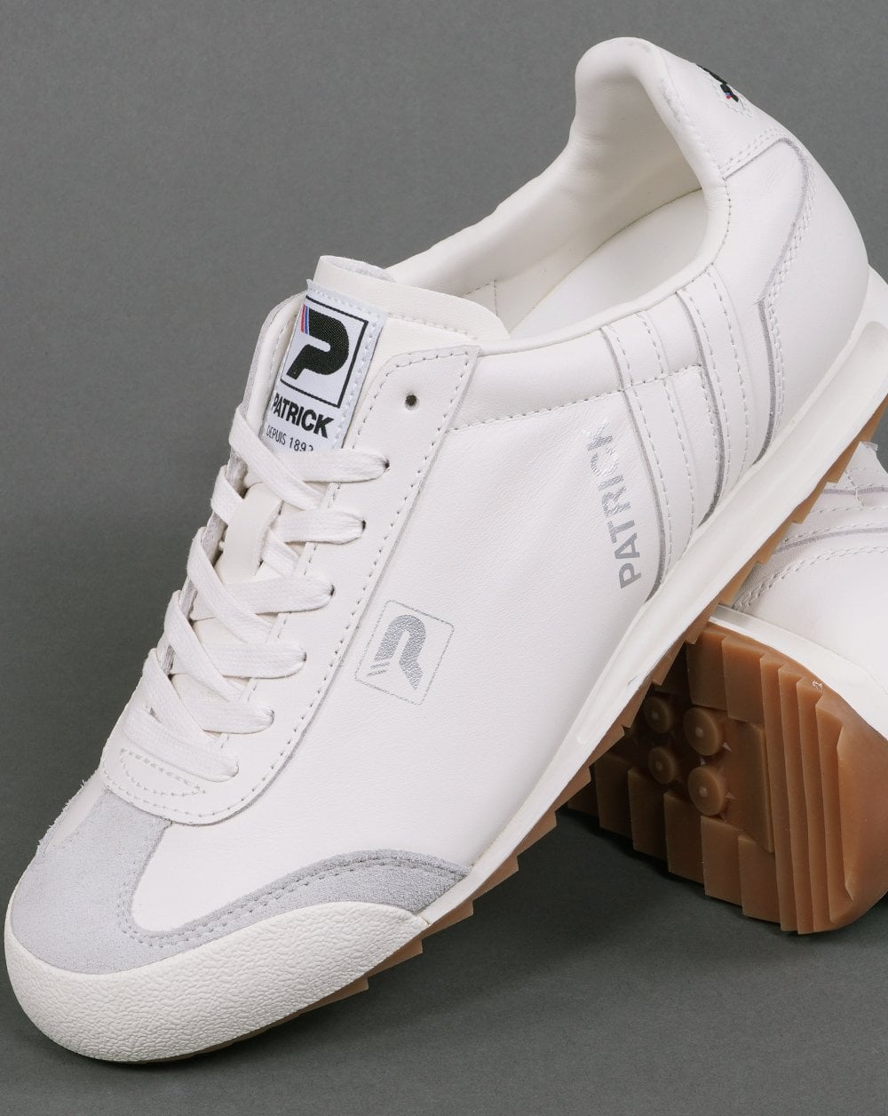 Patrick Original Trainers Leather Triple White