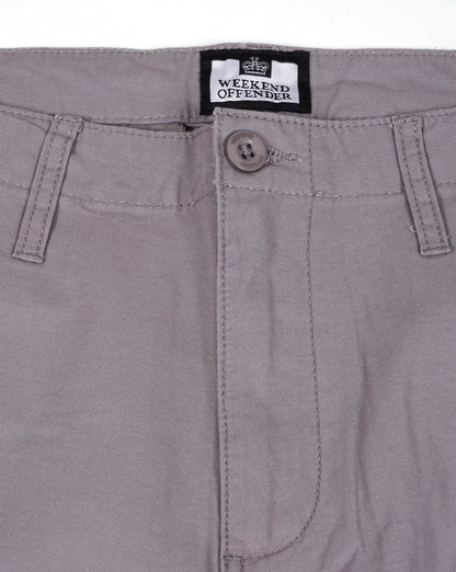 Weekend Offender Cargo Short Smoke Grey