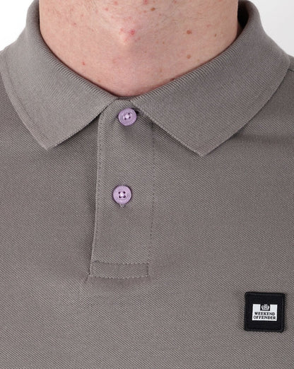 Weekend Offender Polo Shirt Smoke Grey