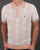 Gabicci Vintage Dafoe Knit Polo Cream peach