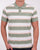 Gant Multi Stripe Pique Polo Shirt Green