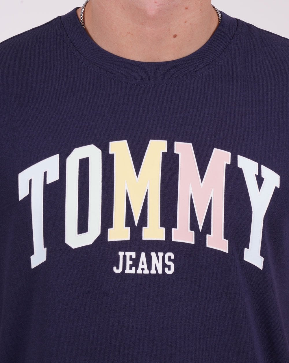 Tommy Jeans College Logo T-shirt Navy