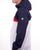 Patrick Classic Cagoule Navy/White