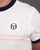 Sergio Tacchini Supermac T Shirt Gardenia/Pink/Navy