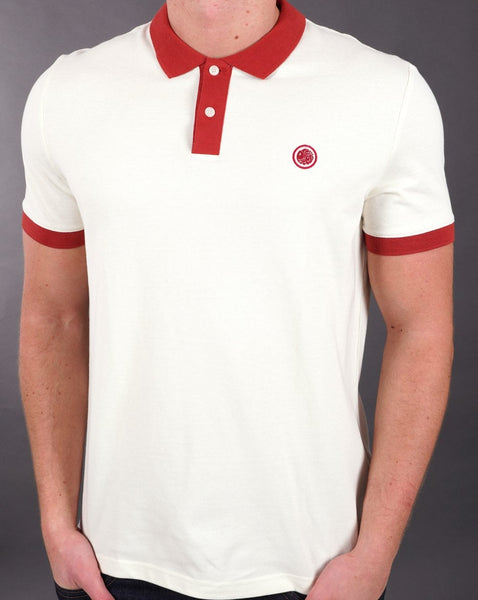 Pretty Green Epsilon Contrast Polo Stone