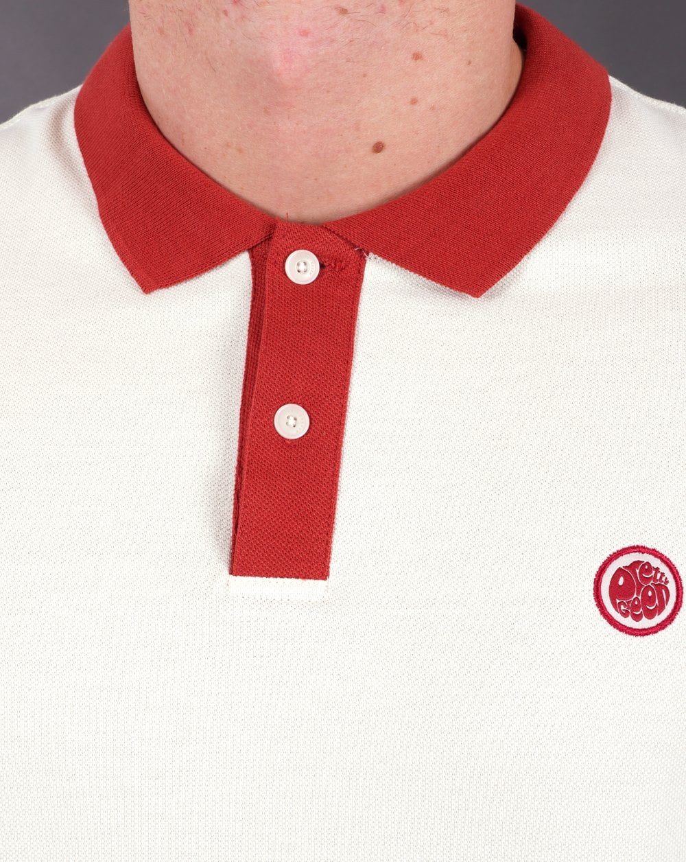 Pretty Green Epsilon Contrast Polo Stone
