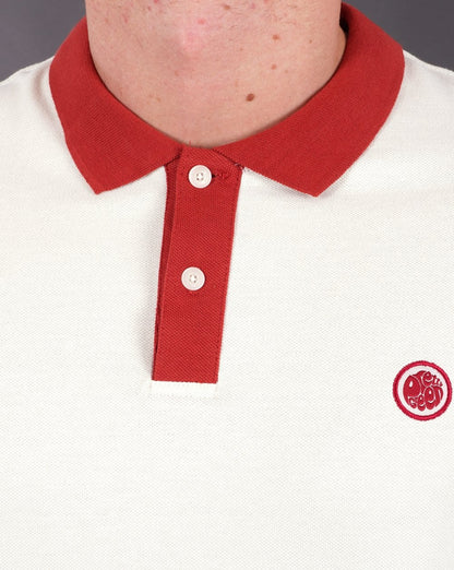 Pretty Green Epsilon Contrast Polo Stone